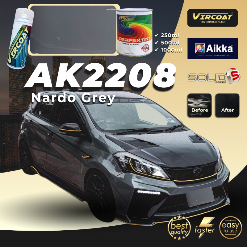 automotive paint, car paint, crystal, vircoat, nardo grey, cat kereta